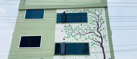 Façade de l’hébergement