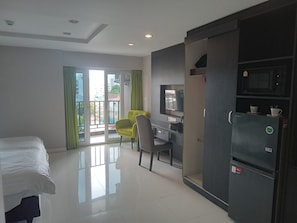 1 makuuhuone, tallelokero huoneessa, työpöytä, ilmainen Wi-Fi