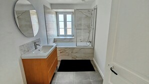 Shower, hair dryer