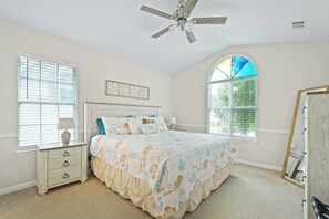 3 bedrooms, iron/ironing board, travel cot, WiFi