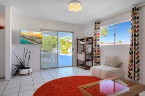 House, Multiple Beds, Pool Access, Mountain View (Retro Desert Retreat) | 3 bedrooms, individually decorated, individually furnished, desk