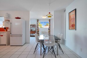 House, Multiple Beds, Pool Access, Mountain View (Retro Desert Retreat) | 3 bedrooms, individually decorated, individually furnished, desk