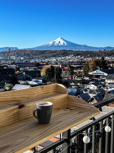 Apartment with view to the Lake and 2 Volcanoes