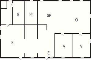 House | Floor plan - 5 Person Holiday Home in Katthammarsvik (Katthammarsvik)