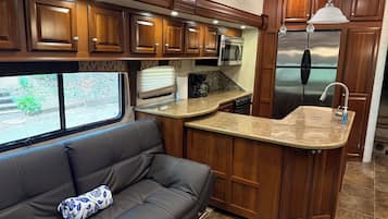 Microwave, oven, stovetop