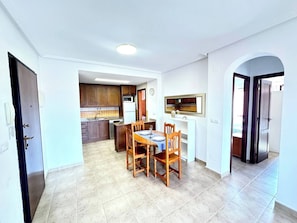 Apartment, 2 Bedrooms, Balcony | Dining room - Altos Del Sol Residence (Torrevieja)