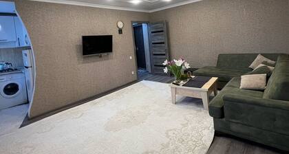Chic 1-bedroom apartment in welcoming Baku with AC, WiFi