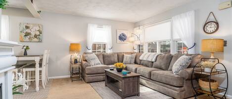 TV connectée, cheminée