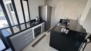 Microwave, oven, stovetop