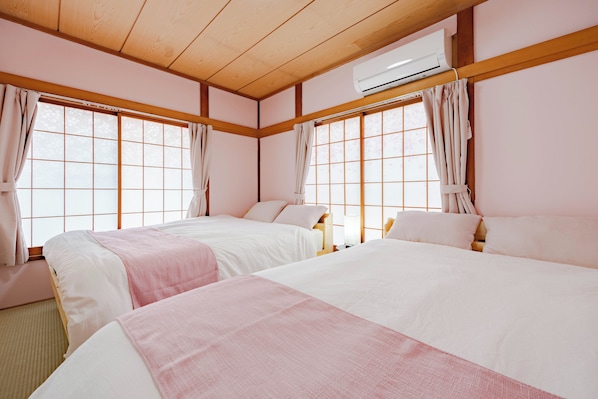 3 habitaciones, wifi y ropa de cama