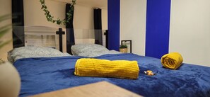 2 quartos, ferros/tábuas de passar roupa, Wi-Fi, roupa de cama