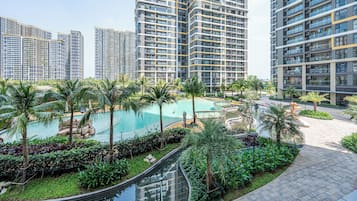 Pemandangan dari properti