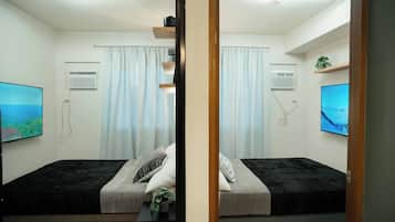 Appart'hôtel, 2 chambres, accessible aux personnes à mobilité réduite, fumeurs | 2 chambres