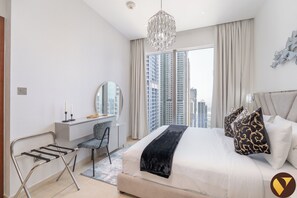Luxury Apartment, Balcony | Cots/infant beds, free WiFi, bed sheets - Marina Gate Pool view with balcony Beach (Dubai)
