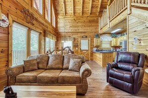 Smart TV, fireplace, video games