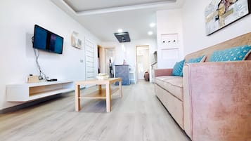 Apartament, 2 dormitoris, terrassa, vistes al jardí | Sala d'estar