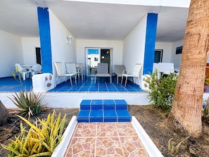 Apartment, 2 Bedrooms, Terrace, Garden View | Terrace/patio - Apartment Bellissima With Pool and Wi-fi, 200m From the sea in Puerto del Carmen (Tías)