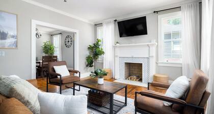 Midtown Brick Cottage 3BR, 2BA • 15 Mins to Ft Moore