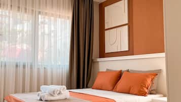 Luksushuoneisto, parveke, vuoristonäköala | Pimennysverhot, silitysrauta/-lauta, ilmainen Wi-Fi