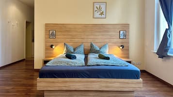 Deluxe-lejlighed | Allergivenligt sengetøj, individuelt design, individuel indretning