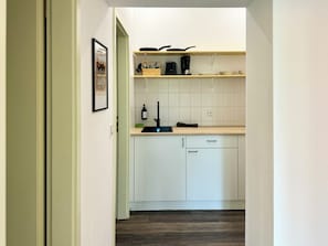 Family Apartment | Private kitchen | Fridge, stovetop, espresso maker, coffee/tea maker