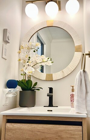 Haartrockner, Handtücher, Toilettenpapier