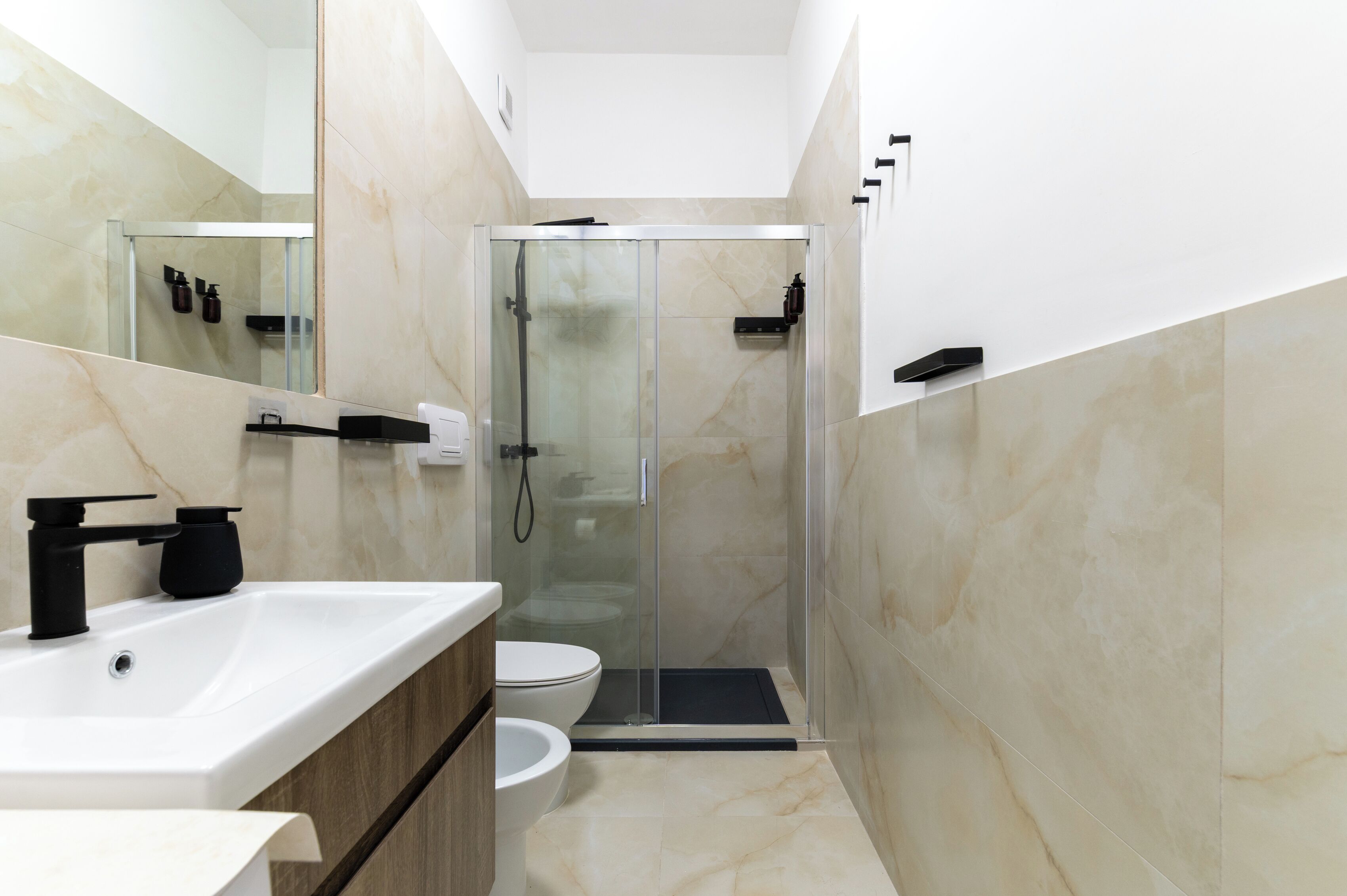 Deluxe Apartment, Sea View | Bathroom