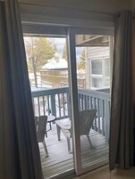 Apartamento estándar, 1 cama de matrimonio con sofá cama, balcón, vistas a la montaña | Terraza o patio