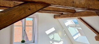 Good Wood Apartment- The Nest I Modern half-timbered house on the market square in Freudenstadt