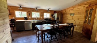 Cabin Fever II is a cozy 3-bedroom cabin in the foothills of the Blue Ridge. 