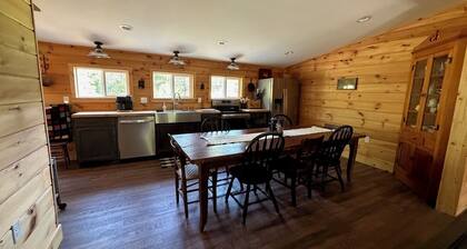 Cabin Fever II is a cozy 3-bedroom cabin in the foothills of the Blue Ridge.