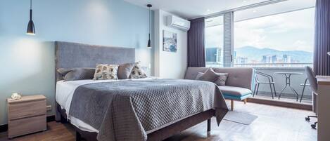 1 soveværelse, skrivebord, strygejern/strygebræt, gratis Wi-Fi