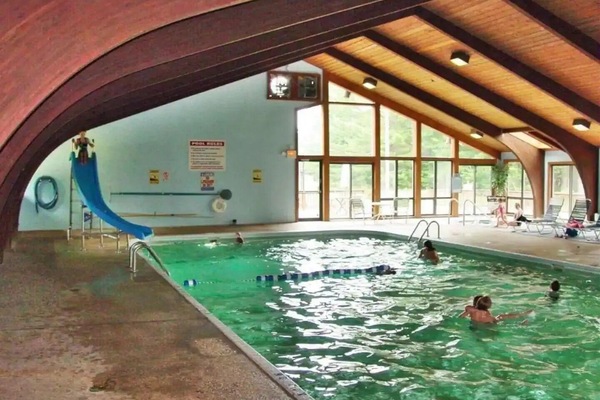 Indoor pool, outdoor pool