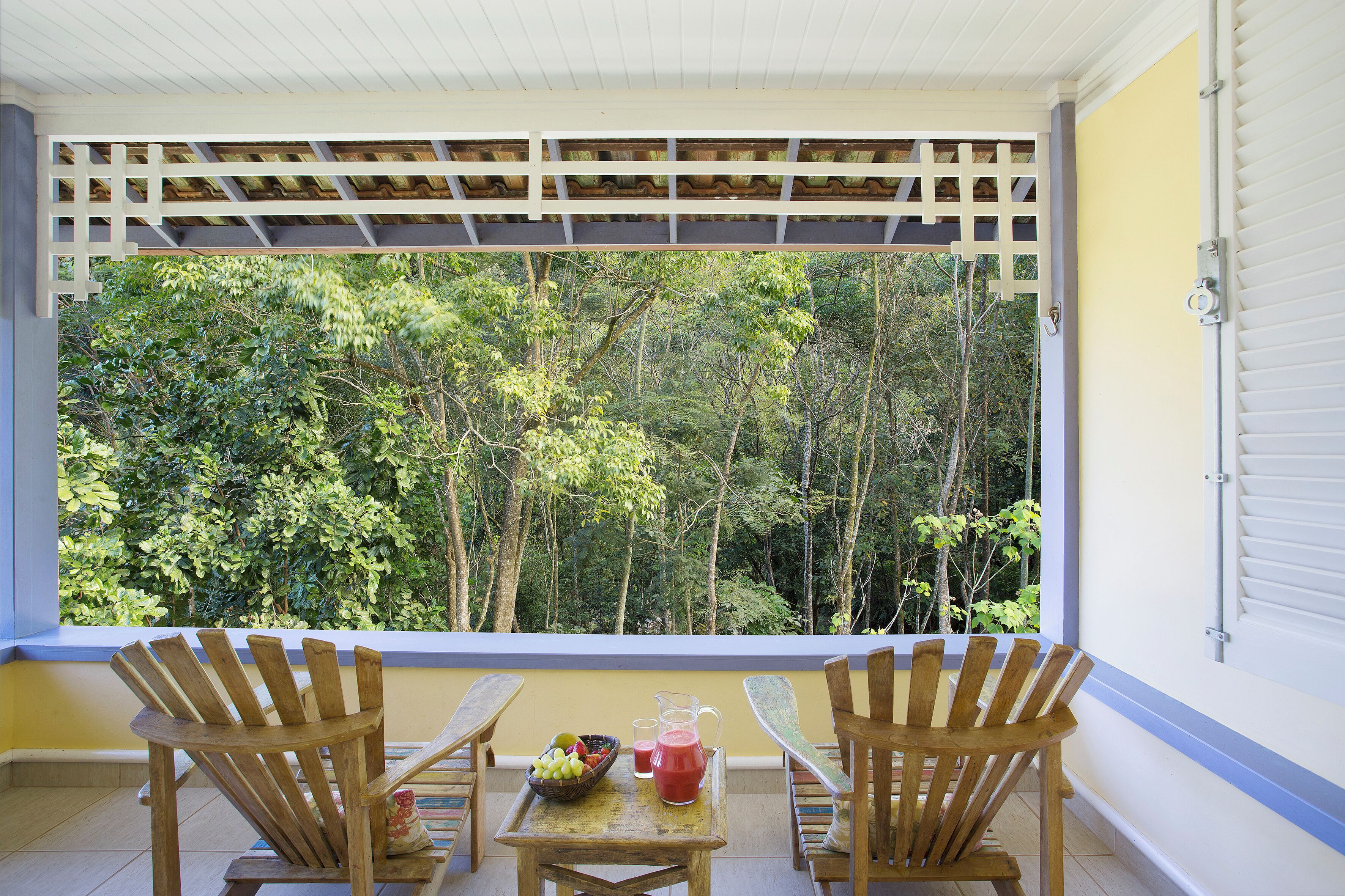 Chalé conforto, varanda | Varanda coberta