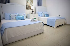 Iron/ironing board, WiFi, bed sheets