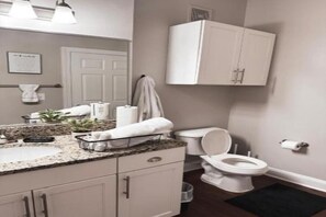 Towels, toilet paper