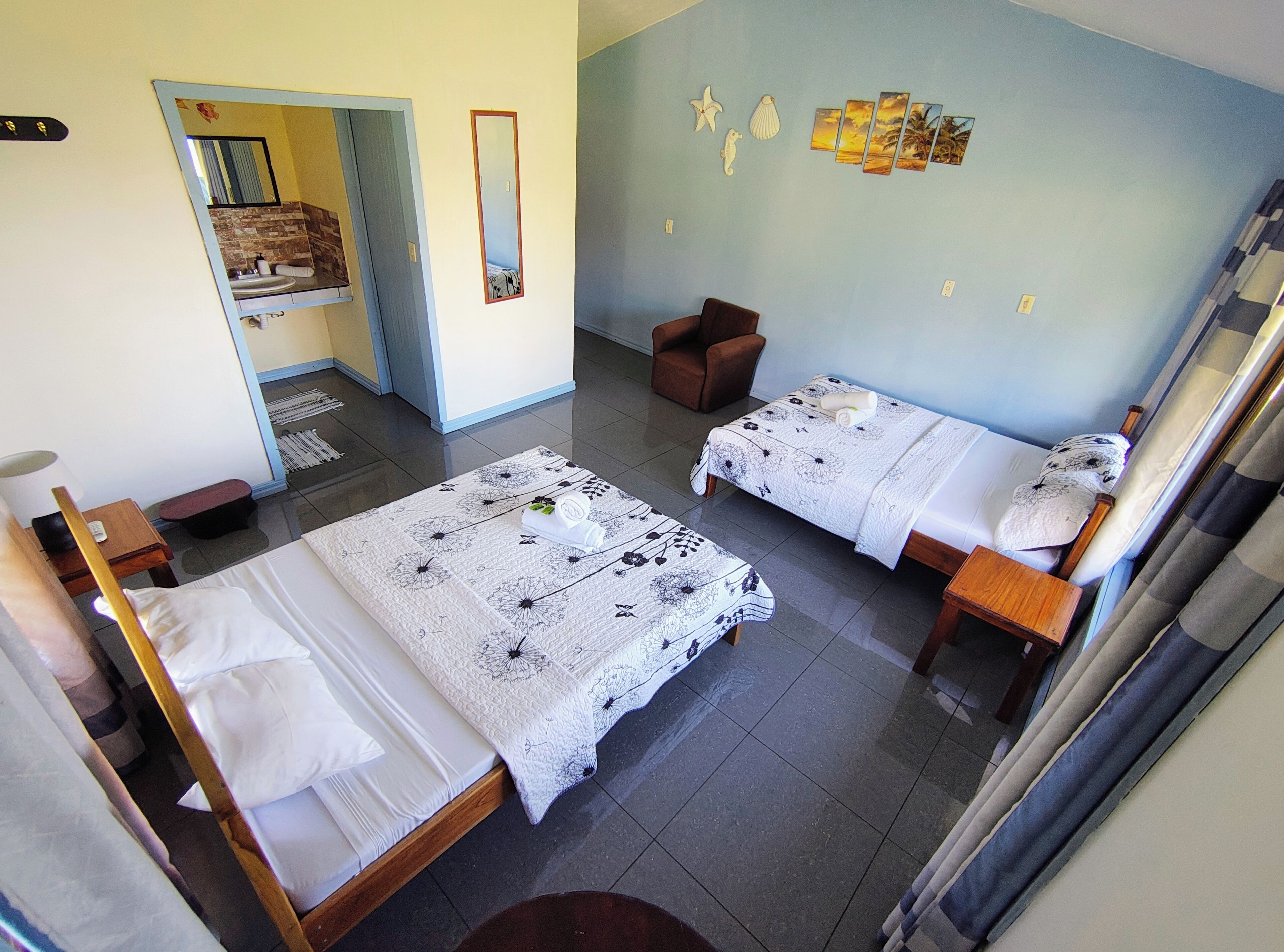 Standaard kamer, uitzicht op zee | Gratis wifi, beddengoed