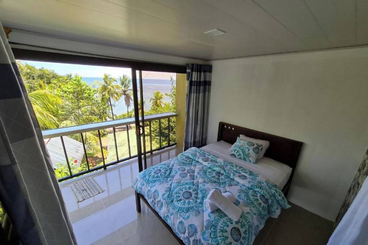 Dobbeltrom – standard, balkong, havutsikt | Wi-fi (inkludert) og sengetøy