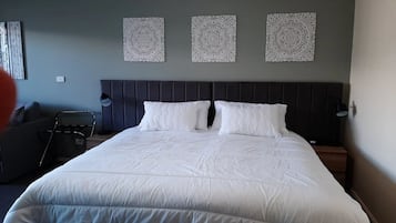 1 bedroom, iron/ironing board, bed sheets
