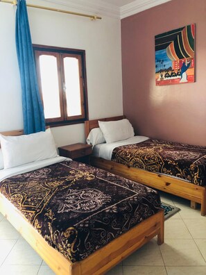 Twin Room, Balcony, Ocean View | Egyptian cotton sheets, premium bedding, memory foam beds, desk