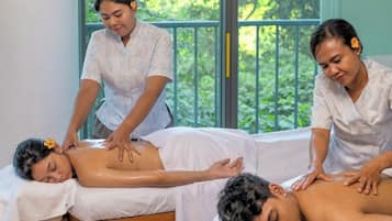 Sale per trattamenti di coppia, trattamenti per il corpo, aromaterapia