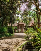 Entrada de la propiedad