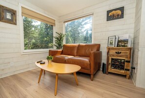 TV connectée, cheminée