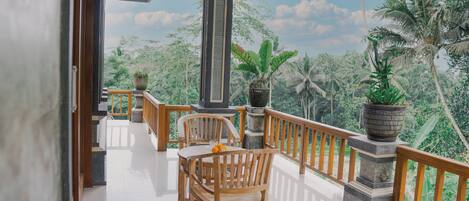 Double Room, Balcony, Garden View | Terrace/patio