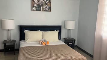 Espacio para trabajar con laptop, cortinas blackout y wifi gratis