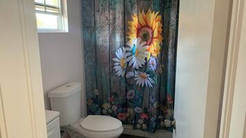 Towels, soap, toilet paper