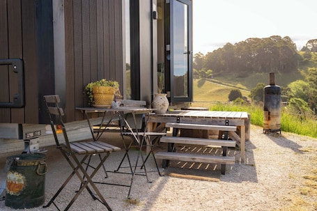 Outdoor dining. Perrys North by Tiny Away