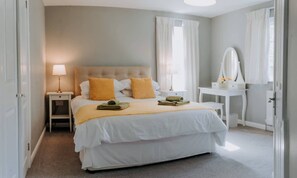 5 bedrooms, iron/ironing board, travel cot, WiFi