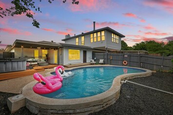 Enjoy your private pool, perfect for sharing with friends and family. 