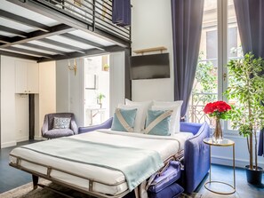 公寓, 城市景 | 客廳 |  辦公室